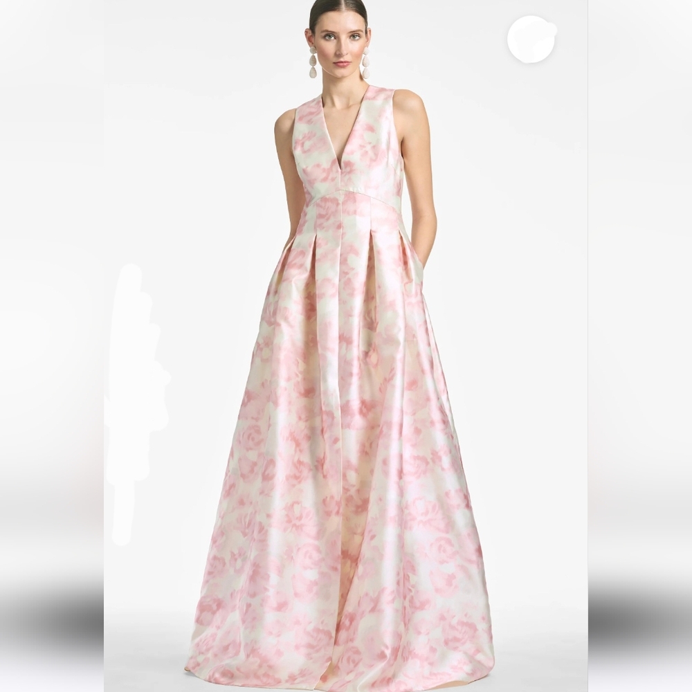 Sachin & Babi Brooke Gown Dress Size 6 Pink